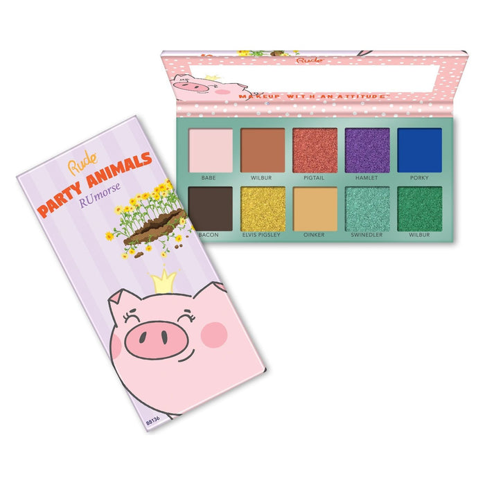 Rude Cosmetics - Rude Cosmetics - Party Animals 10 Eyeshadow Palette