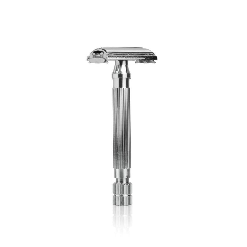 Antica Barberia Mondial US Double Edge Butterfly Safety Razor with Closed Comb Razors & Razor Blades