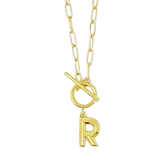 Modern Classic Initial Necklace