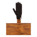 Black Melange Ragg Wool Full Glove