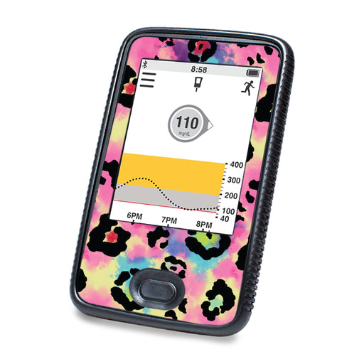 Peelz Rainbow Leopard Designed for DEXCOM G6 Touchscreen Receiver Peelz/Stickers