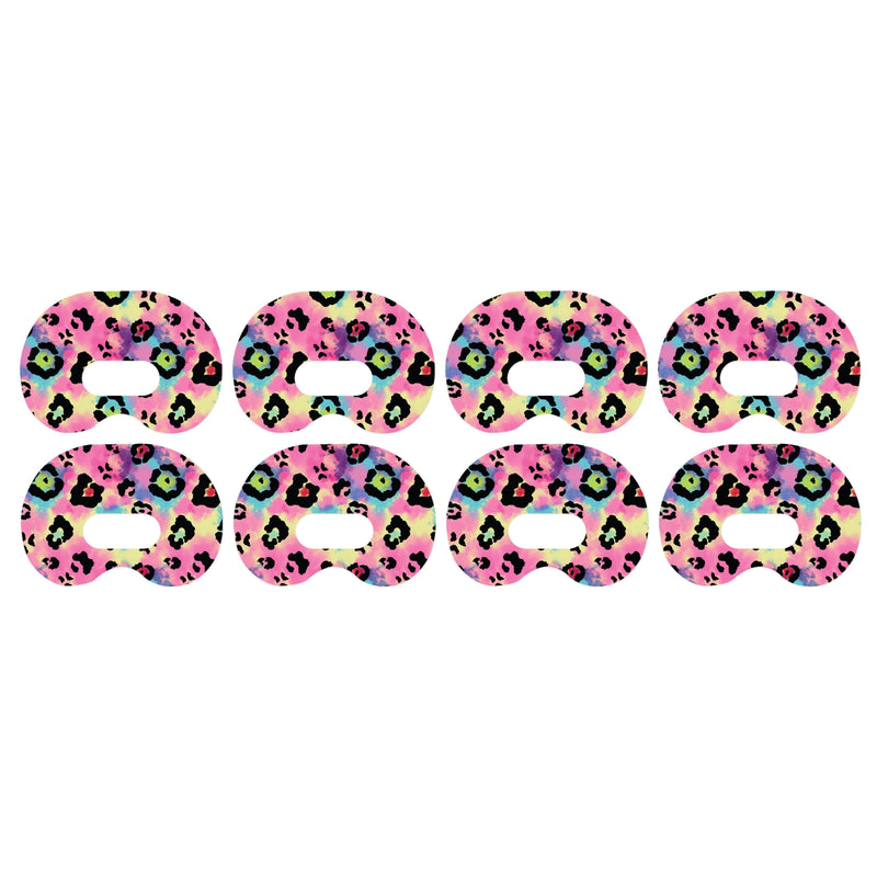 Peelz Rainbow Leopard Medtronic Guardian Connect Patch Tape - Pump Peelz Patch Medical Tape