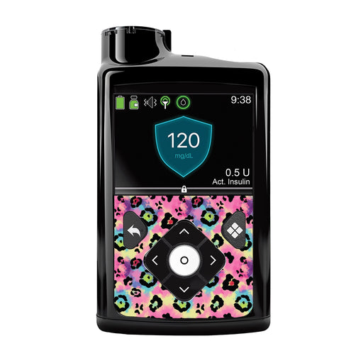 Peelz Rainbow Leopard Sticker for Medtronic MiniMed 770G & 780G Peelz/Stickers