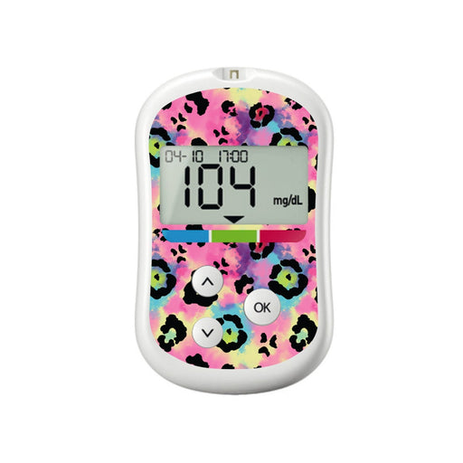 Peelz Rainbow Leopard for OneTouch Verio Flex Glucometer Peelz/Stickers
