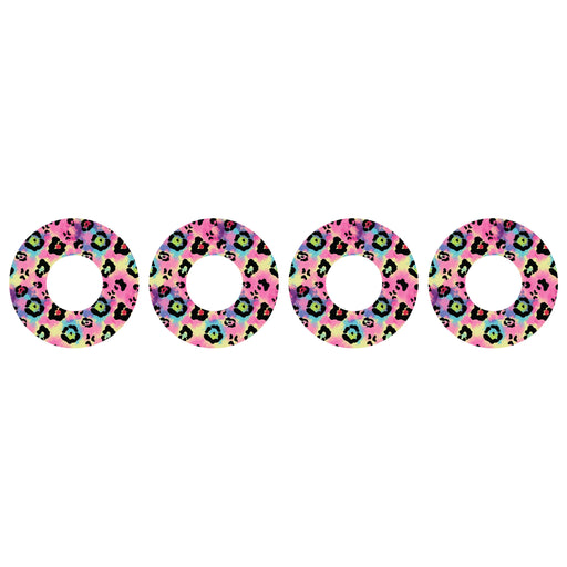 Peelz Rainbow Leopard for Patch  Freestyle Libre and Universal Infusion Set Tape Patch Medical Tape