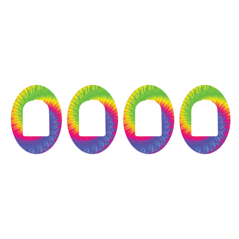 Peelz Rainbow Tie Dye Pod Patch Tape - Pump Peelz Patch Medical Tape