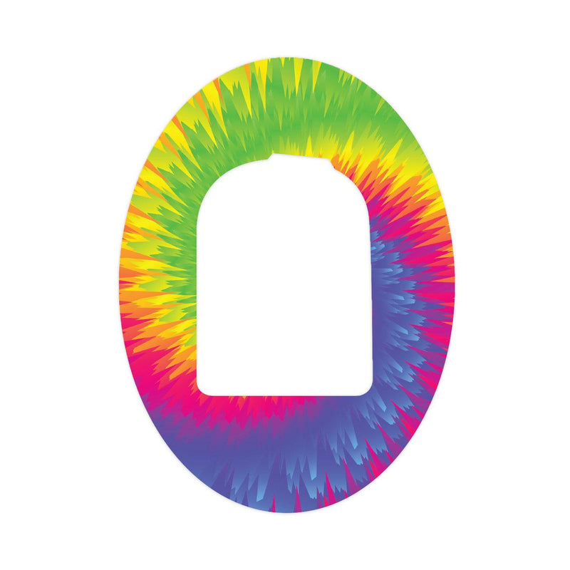 Peelz Rainbow Tie Dye Pod Patch Tape - Pump Peelz Patch Medical Tape