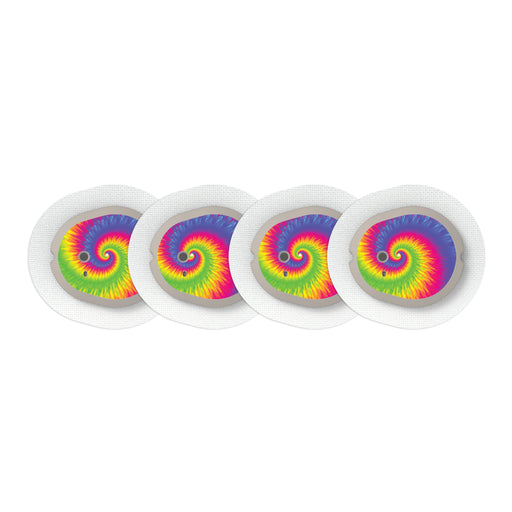 Peelz Rainbow Tie-Dye Sticker Designed for the DEXCOM G7 and Stelo Transmitter Peelz/Stickers