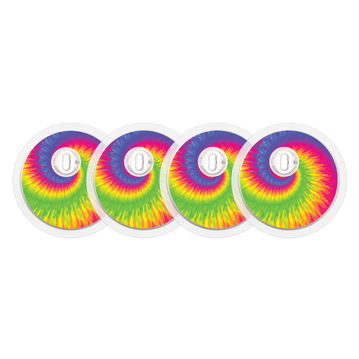 Peelz Rainbow Tie-Dye Sticker Designed for the FreeStyle Libre 3 Plus & Lingo  Sensor Peelz/Stickers