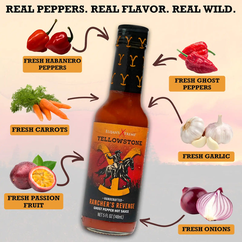Elijah's Xtreme Ranchers Revenge (Ghost Pepper) Hot Sauce
