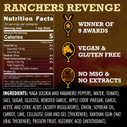 Elijah's Xtreme Ranchers Revenge (Ghost Pepper) Hot Sauce