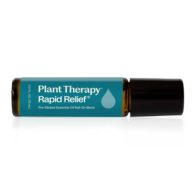 Plant Therapy Rapid Relief Essential Oil Blend Pre-Diluted Roll-On Essential Oil