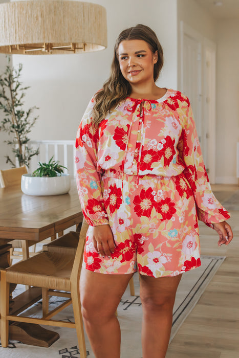 ARare Beauty Floral Romper