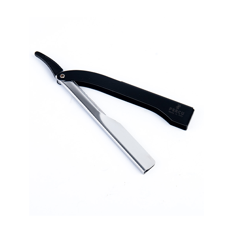 Vip Barber Supply Percu Razor Line With 3 inserts Razor Holder White Smoke Black Handle