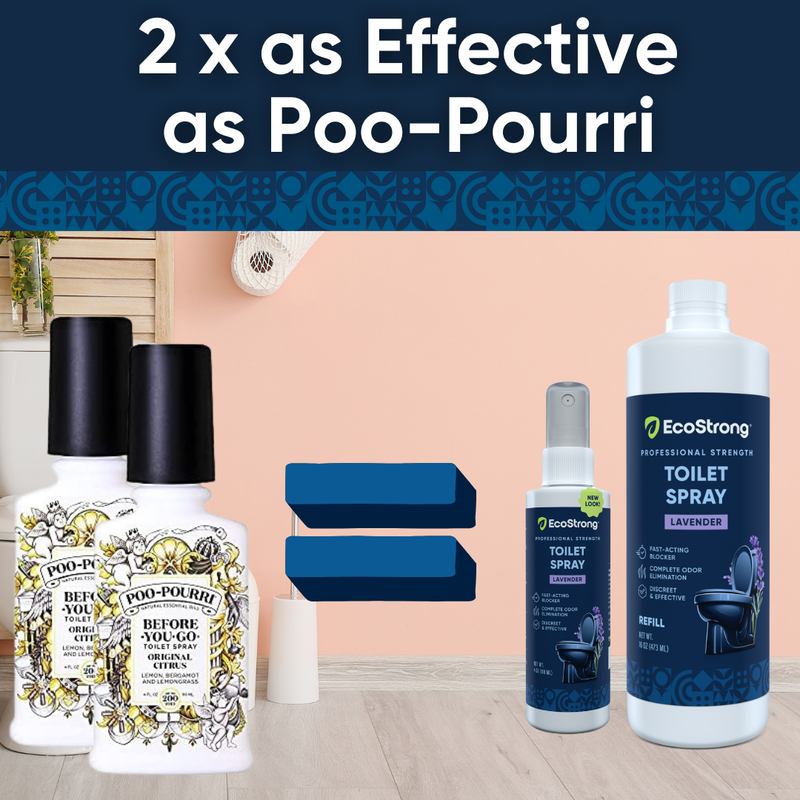 EcoStrong Discrete Toilet Spray Toilet Odor