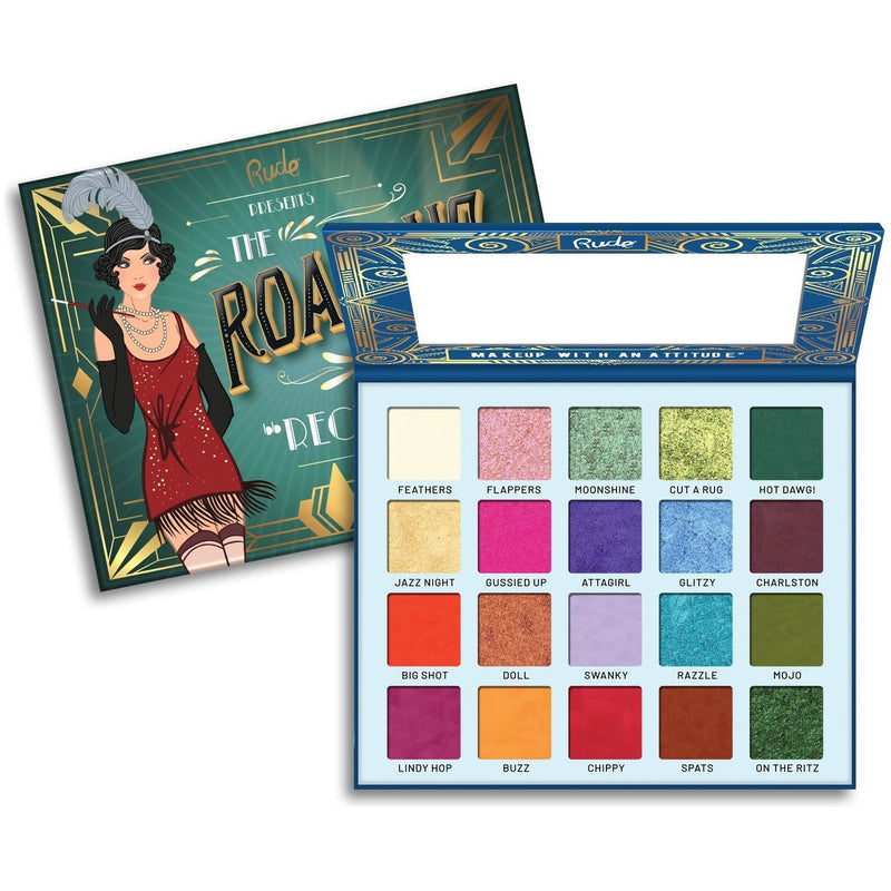 Rude Cosmetics The Roaring 20's Eyeshadow Palette Cardboard Display Set, 24 pcs Wholesale Set