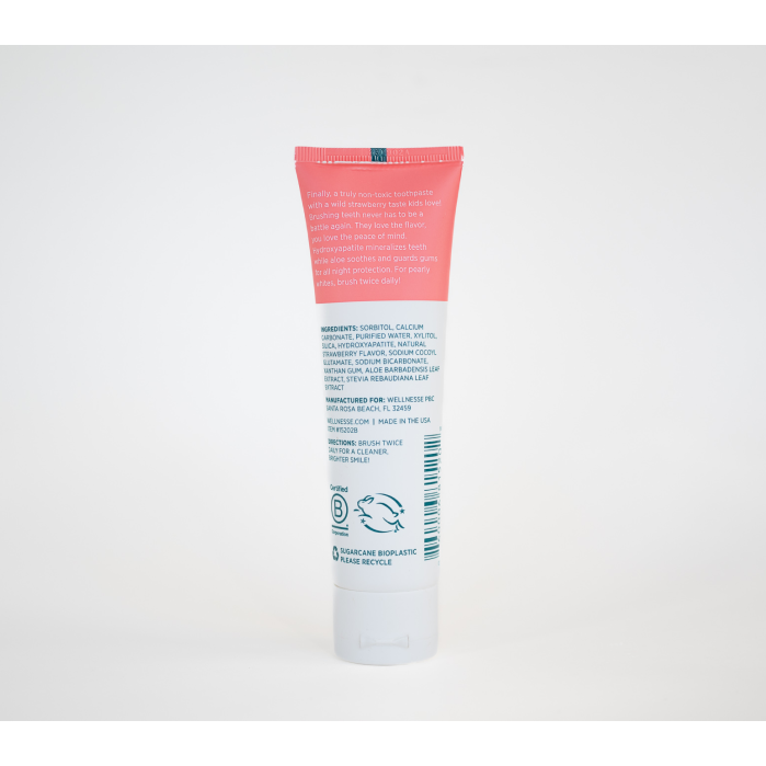 Wellnesse Children'S Strawberry Toothpaste