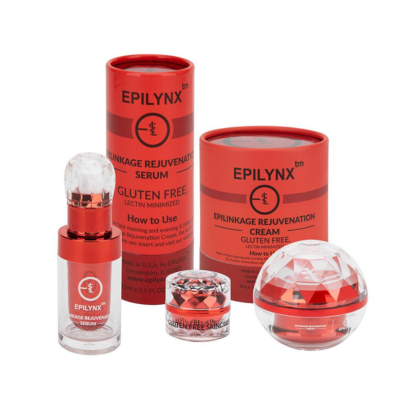 EpiLynx Firming & Brightening Anti-Aging Set – Hyaluronic Acid, Niacinamide & Peptide Complex Face Creams