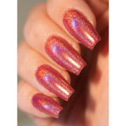UberChic Beauty Red-y For My Closeup - Holographic Polish Regular Polish