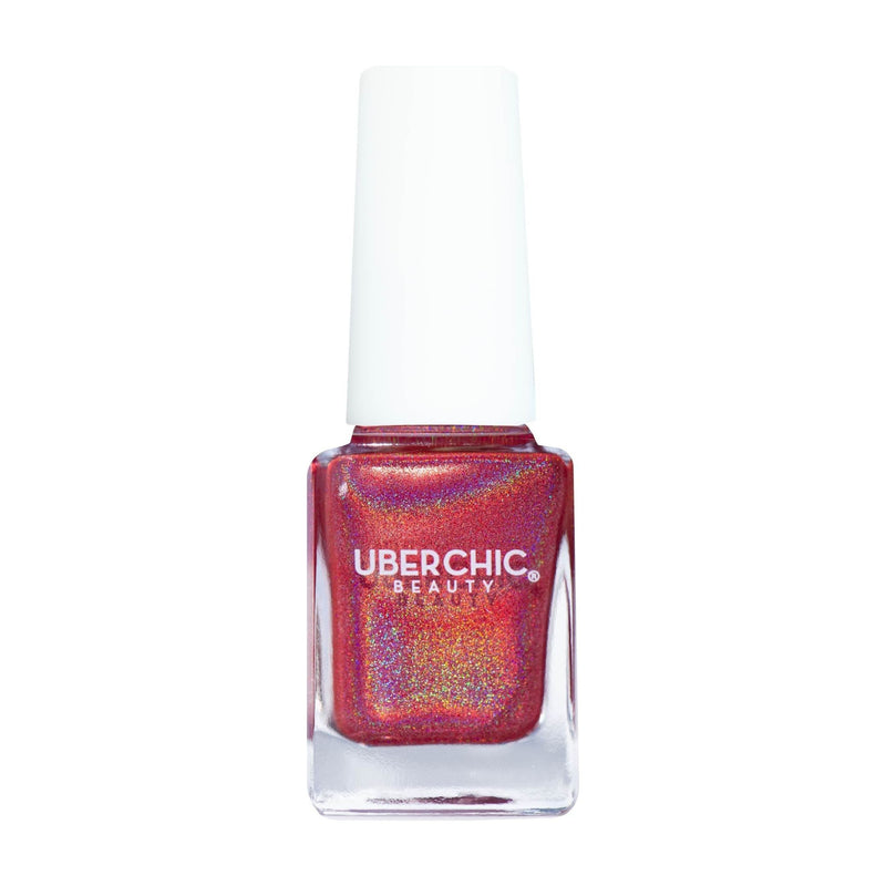 UberChic Beauty Red-y For My Closeup - Holographic Polish Regular Polish