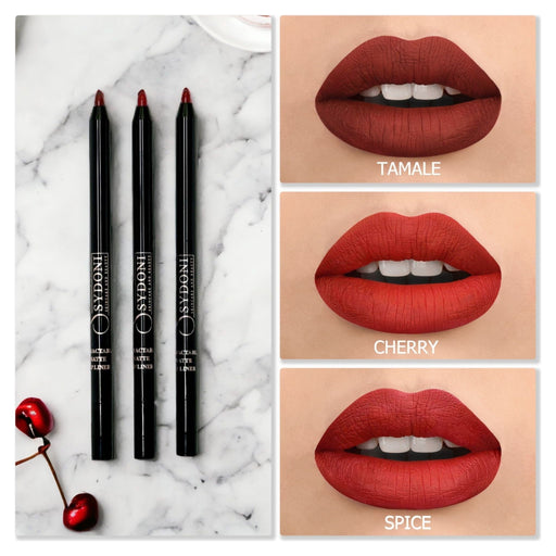 Sydoni Skincare and Beauty SPICY RED LIP LINER BUNDLE