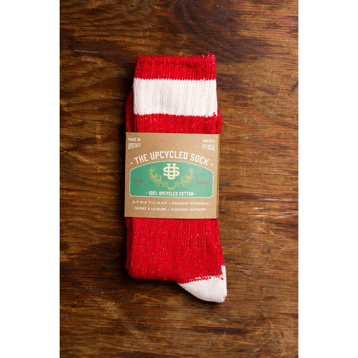 Upstate Stock The Upcycled Sock - Cherry Red