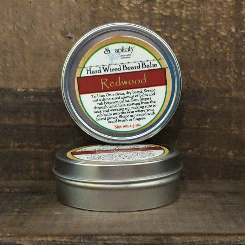 Soaplicity Redwood Hard Wired Beard Balm Beard Balm
