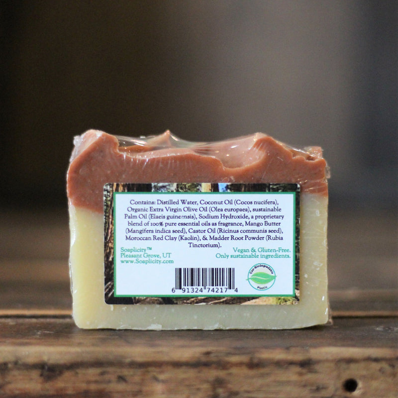 Soaplicity Redwood Soap Man Bar Soap Bar