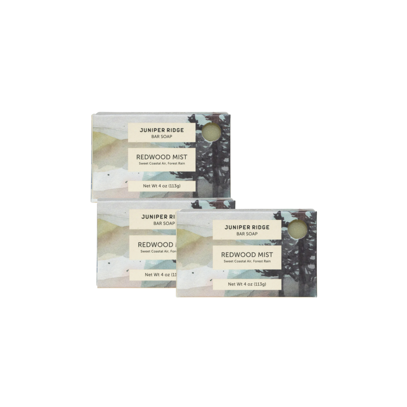 Juniper Ridge Redwood Mist Bar Soap 3-Pack Bar Soap