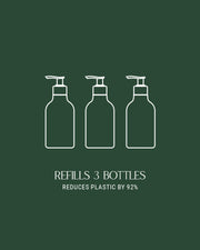 Homecourt Hand Wash Refill Refills Dark Slate Gray Cece,Neroli Leaf,Steeped Rose,Mandarin Basile,Cipres Mint