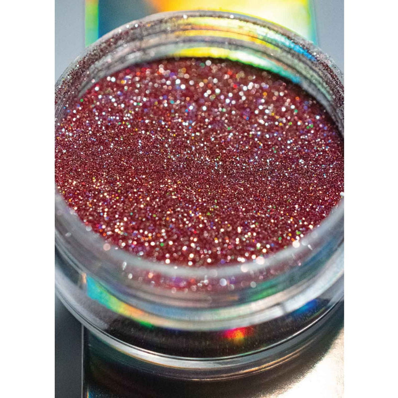 UberChic Beauty Reflective Holo Glitter: Rose Garden Powder