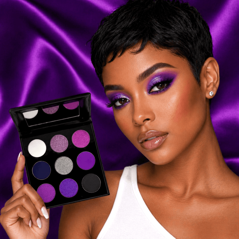 Sydoni Skincare and Beauty SYDONI REIGN EYESHADOW PALETTE  | Highly Pigmented Purple Matte & Shimmer Shades Eyeshadow Palette