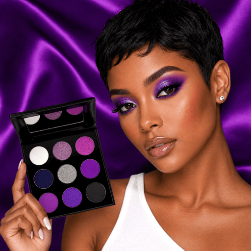 Sydoni Skincare and Beauty SYDONI REIGN EYESHADOW PALETTE  | Highly Pigmented Purple Matte & Shimmer Shades Eyeshadow Palette