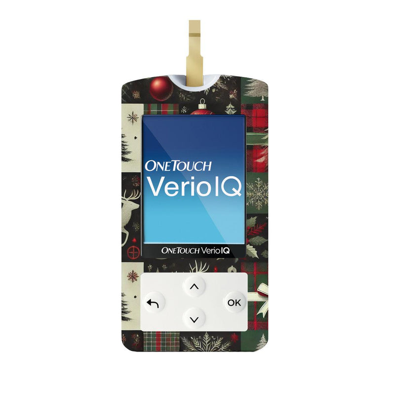 Peelz Reindeer Paper Sticker for OneTouch Verio IQ Glucometer Peelz/Stickers