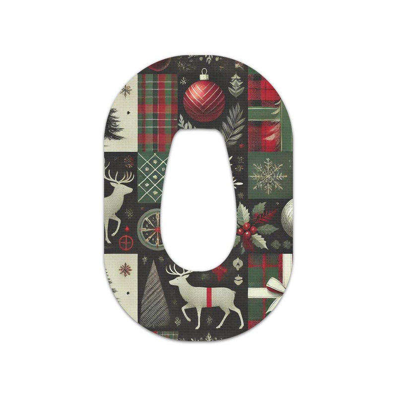 Peelz Reindeer Paper Dexcom G6 Patch Tape - Pump Peelz Patch Medical Tape