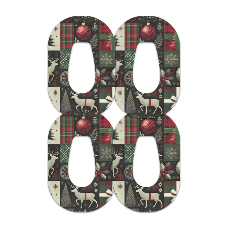 Peelz Reindeer Paper Dexcom G6 Patch Tape - Pump Peelz Patch Medical Tape