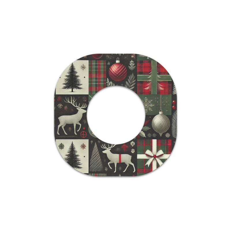 Peelz Reindeer Paper Dexcom G7 and Stelo Patch Tape - Pump Peelz Patch Medical Tape