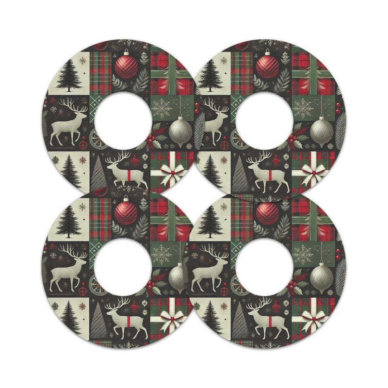 Peelz Reindeer Paper FreeStyle Libre 3 Plus & Lingo  Patch Tape - Pump Peelz Patch Medical Tape
