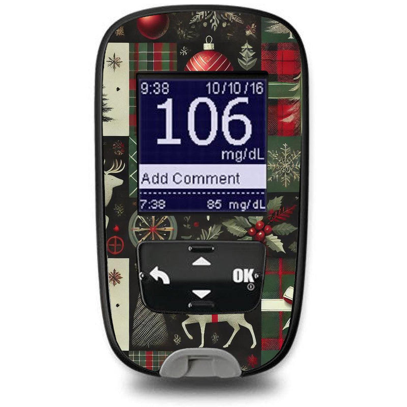 Peelz Reindeer Paper Sticker for the Accu-Chek Guide Glucometer Peelz/Stickers