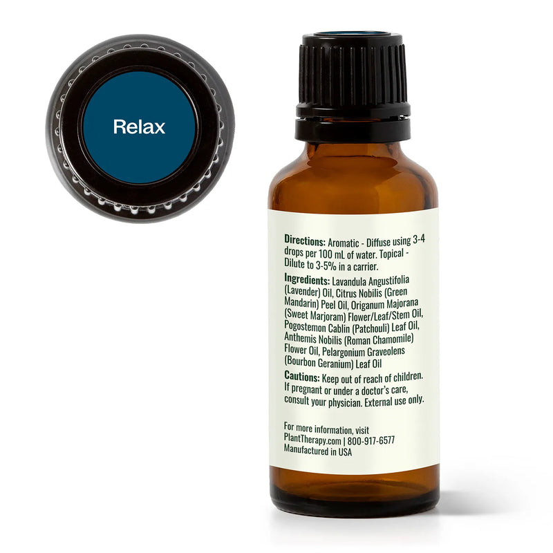 Plant Therapy Relax Essential Oil Blend Essential Oil