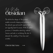 ZAQ Skin & Body ZAQ Black Obsidian Y Facial Roller