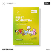 Masksheets BT21 RESET KOMBUCHA- Green Grape Health