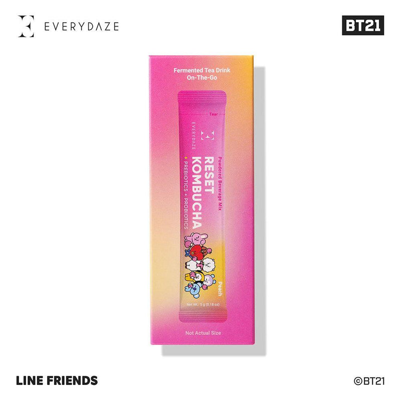 Masksheets BT21 RESET KOMBUCHA- Peach Health