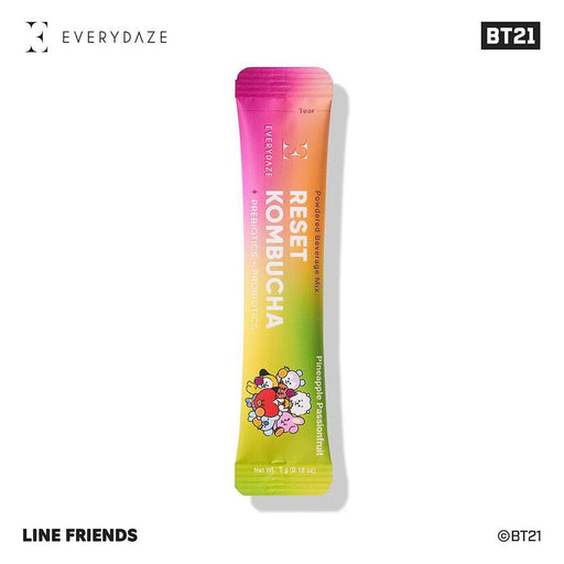 Masksheets BT21 RESET KOMBUCHA- Pineapple Passionfruit Health