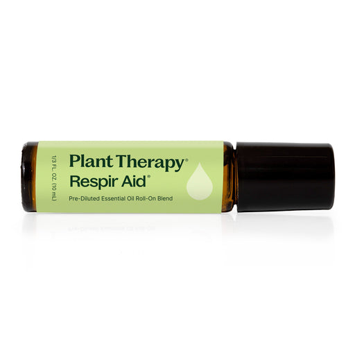 Plant Therapy Respir Aid Essential Oil Blend Pre-Diluted Roll-On Essential Oil