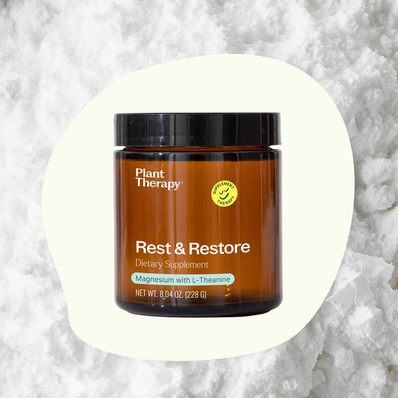 Plant Therapy Rest & Restore Magnesium Powder Supplement