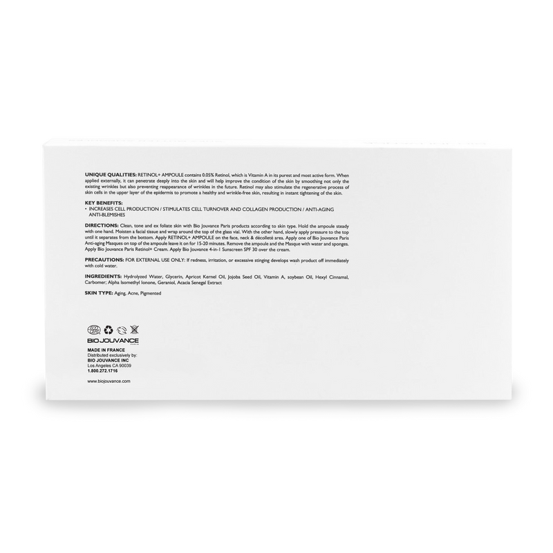 Bio Jouvance Paris Consumer Retinol Plus Ampoules Wholesale