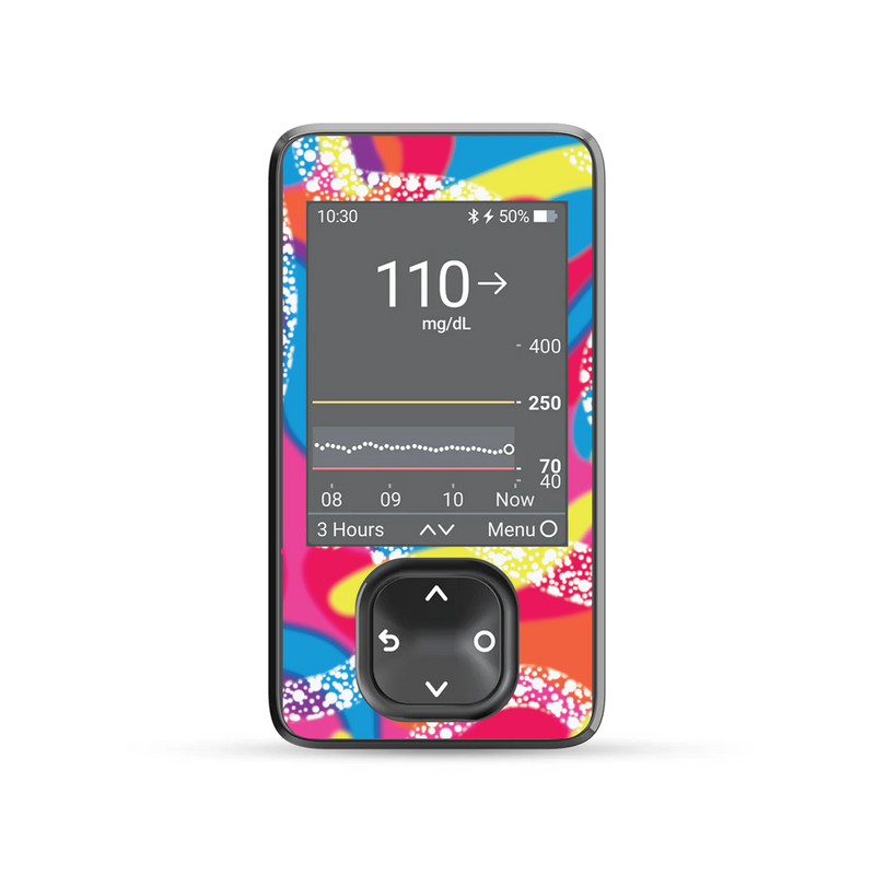 Peelz Retro Malibu DEXCOM G7 and Stelo and G6 Receiver Sticker Peelz/Stickers