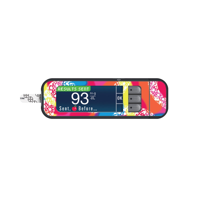 Peelz Retro Malibu Sticker for Bayer Contour Next Glucometer Peelz/Stickers