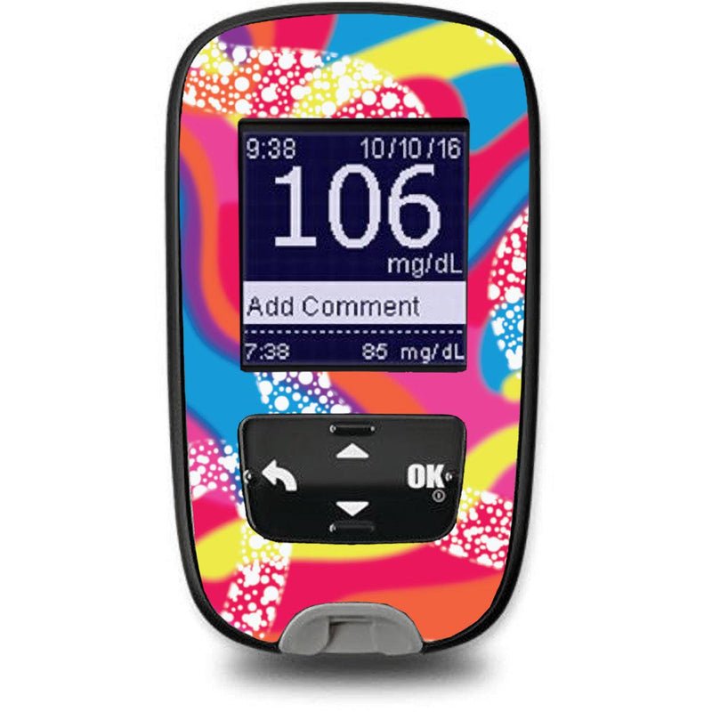 Peelz Retro Malibu Sticker for the Accu-Chek Guide Glucometer Peelz/Stickers